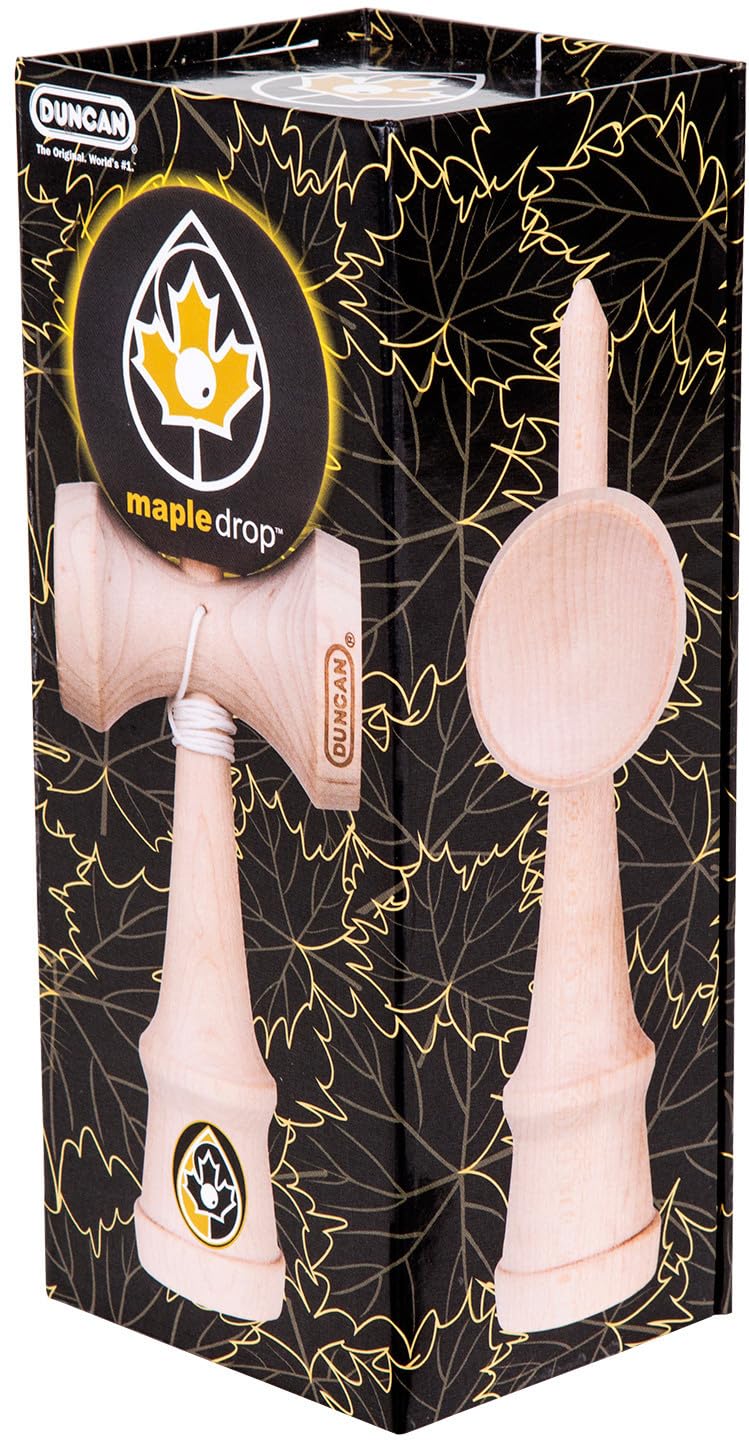 Duncan Toys Maple Drop Pro Kendama, Yellow